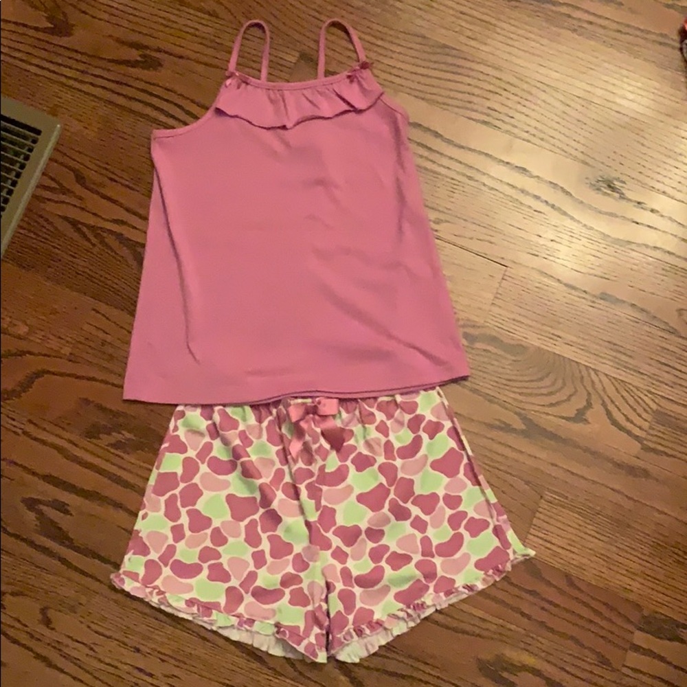 Gymboree girls size large matching pajama set